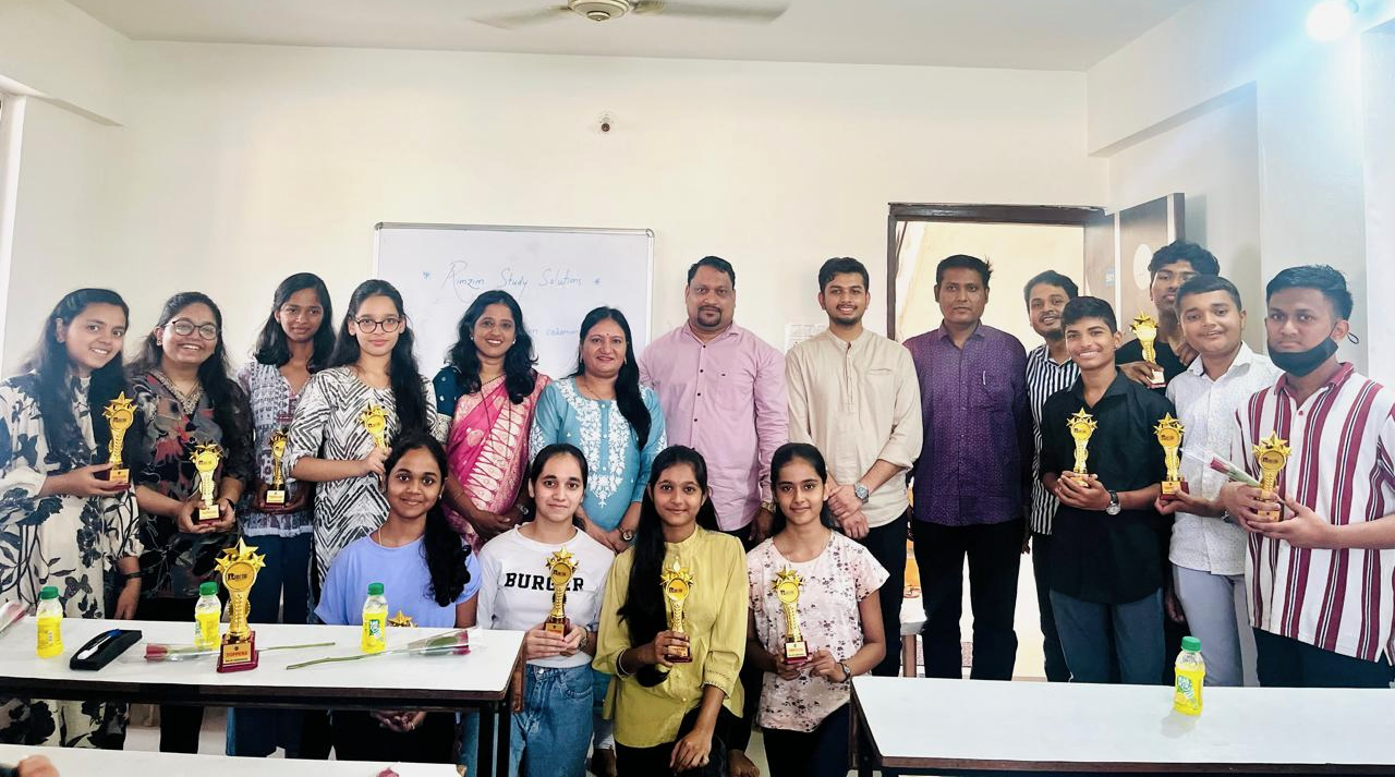 Students celebrating strong academic results